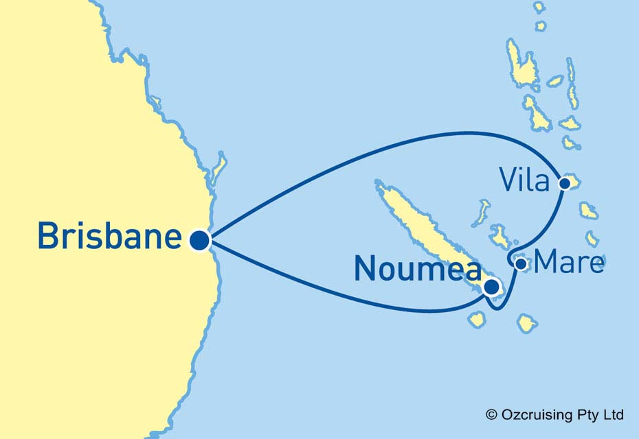 Pacific Encounter South Pacific - Ozcruising.com.au