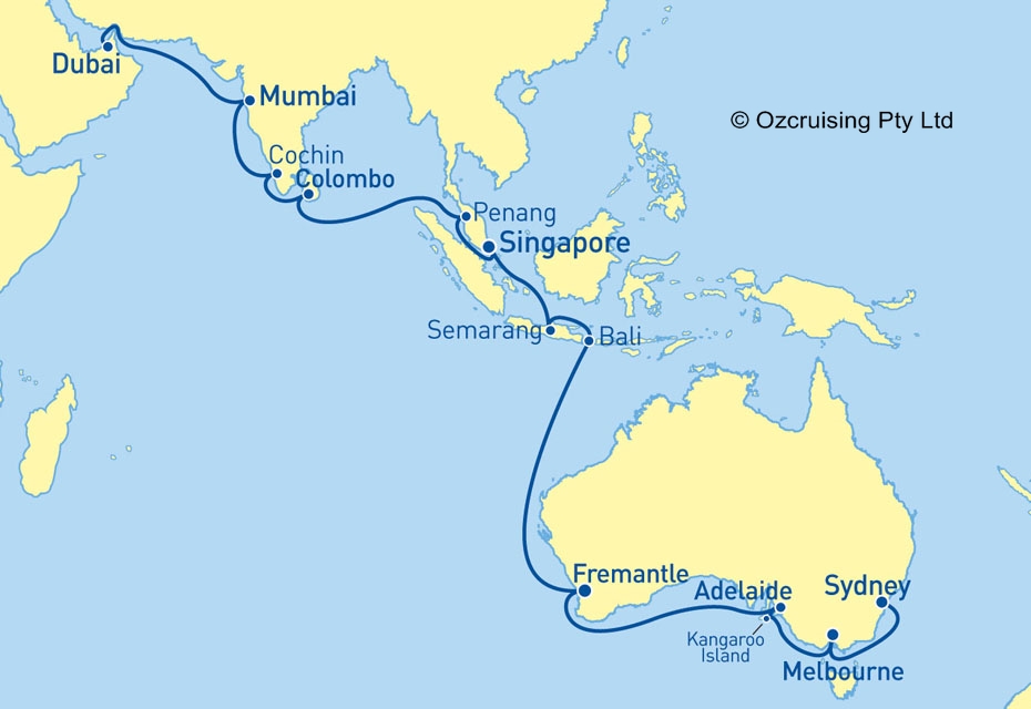 Haut Imagen Cruise From Dubai To Australia Fr Thptnganamst Edu Vn