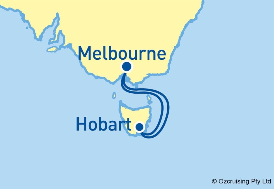 Pacific Explorer Hobart - Ozcruising.com.au