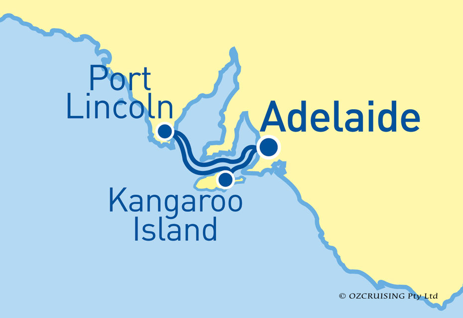 Pacific Explorer Port Lincoln and Kangaroo Island - Cruises.com.au