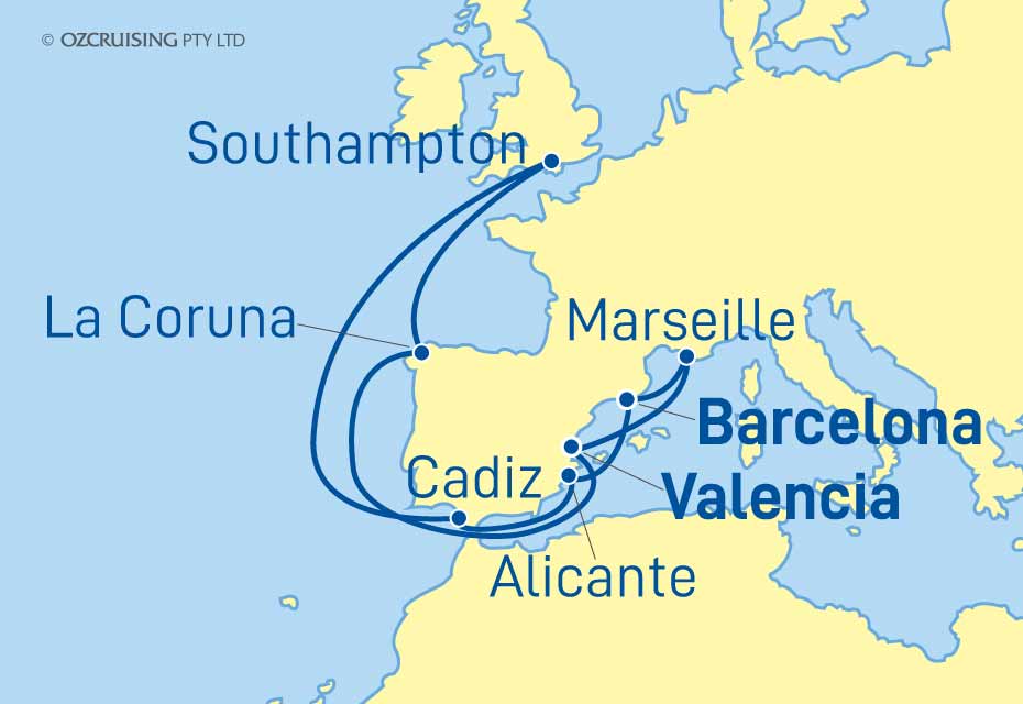 Arvia Spain - Cruises.com.au