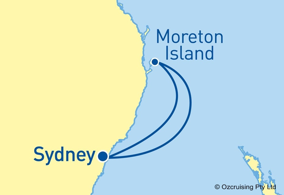 Carnival Splendor Moreton Island - CruiseLovers.com.au