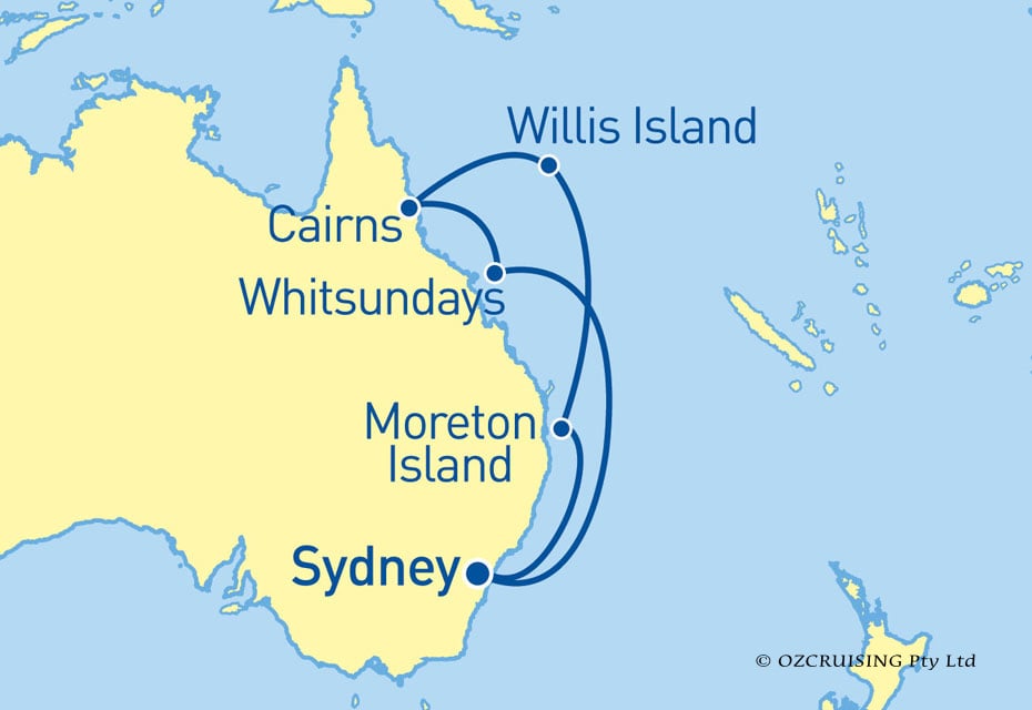 Pacific Adventure Queensland - Cruises.com.au