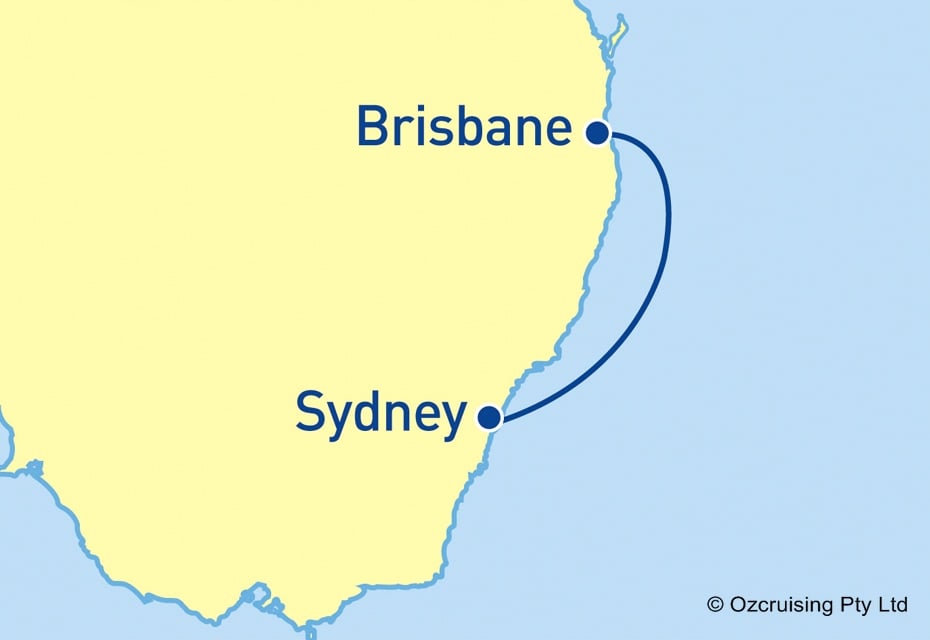 Pacific Explorer Brisbane to Sydney - Ozcruising.com.au