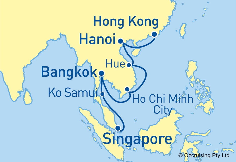 Celebrity Solstice Hong Kong to Singapore - Cruises.com.au