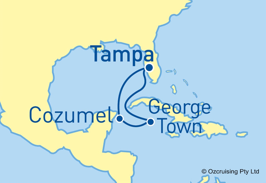 Grandeur Of The Seas Cayman Islands, and Mexico - Ozcruising.com.au