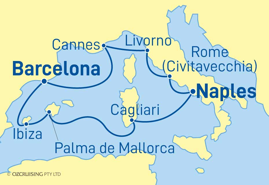 Norwegian Escape France, Italy and Spain - Cruises.com.au