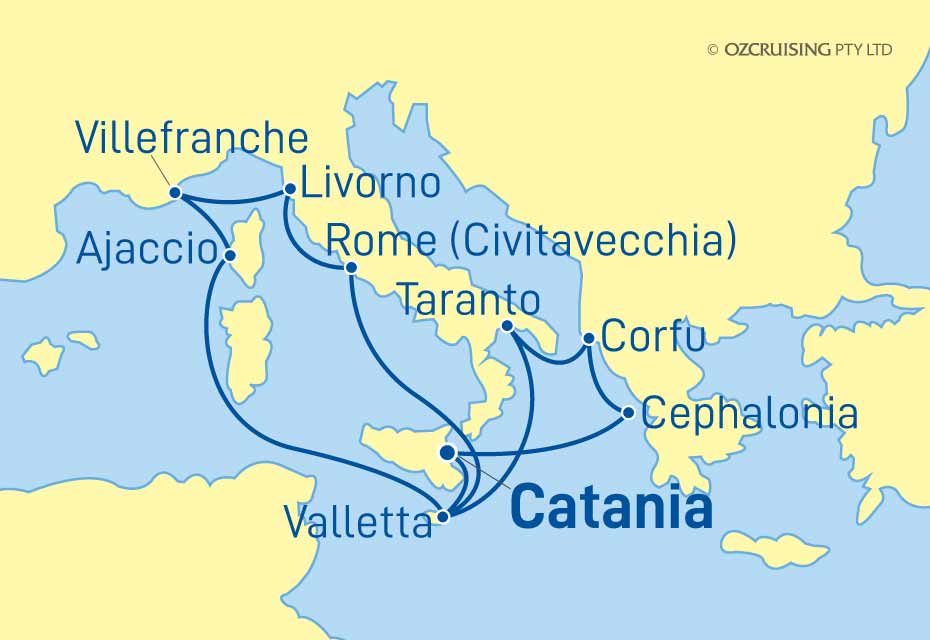 Azura Italy, France & Greece - Cruises.com.au