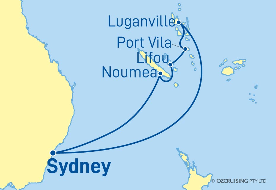 Pacific Adventure Xmas - South Pacific Islands - Cruises.com.au