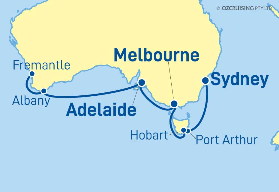Queen Elizabeth Fremantle to Sydney - Cruises.com.au