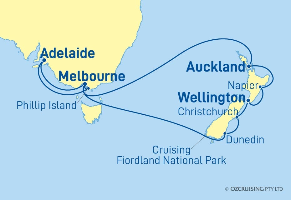 Diamond Princess New Zealand & Melbourne - Cruises.com.au