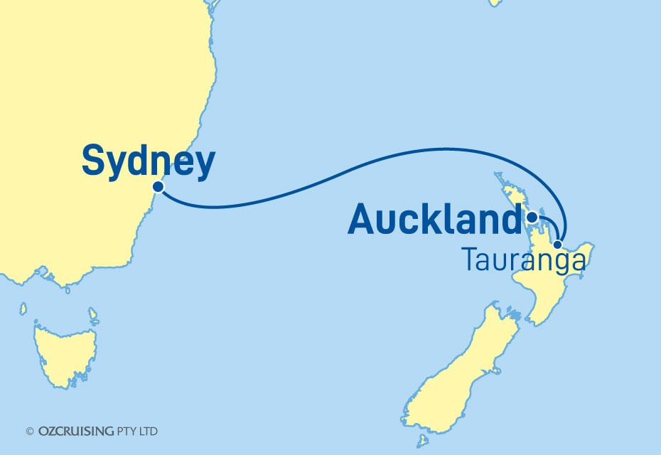 Grand Princess Sydney to Auckland - CruiseLovers.com.au