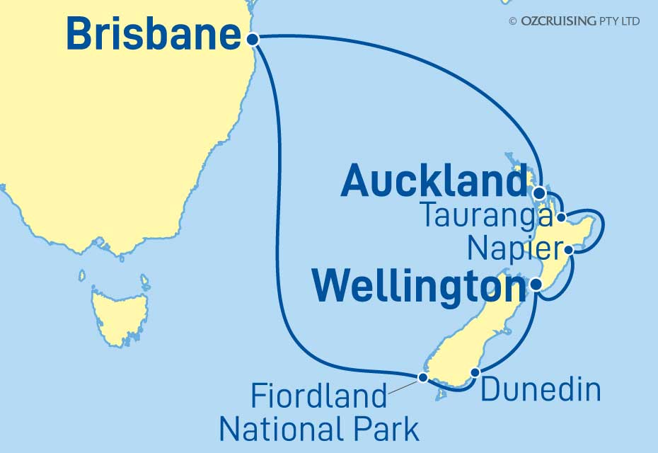 Diamond Princess New Zealand - Cruises.com.au
