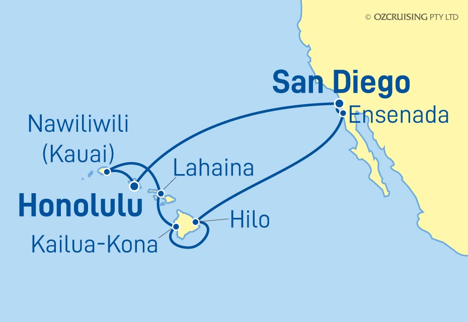 ms Koningsdam Hawaii & Mexico - Cruises.com.au