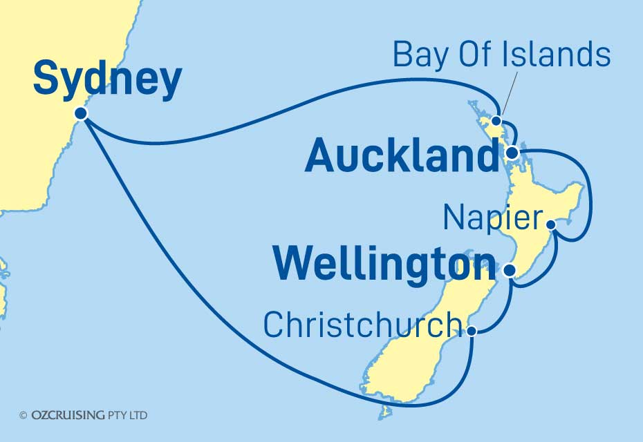 Ovation Of The Seas New Zealand - CruiseLovers.com.au
