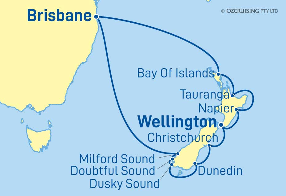 Quantum of the Seas New Zealand - Ozcruising.com.au