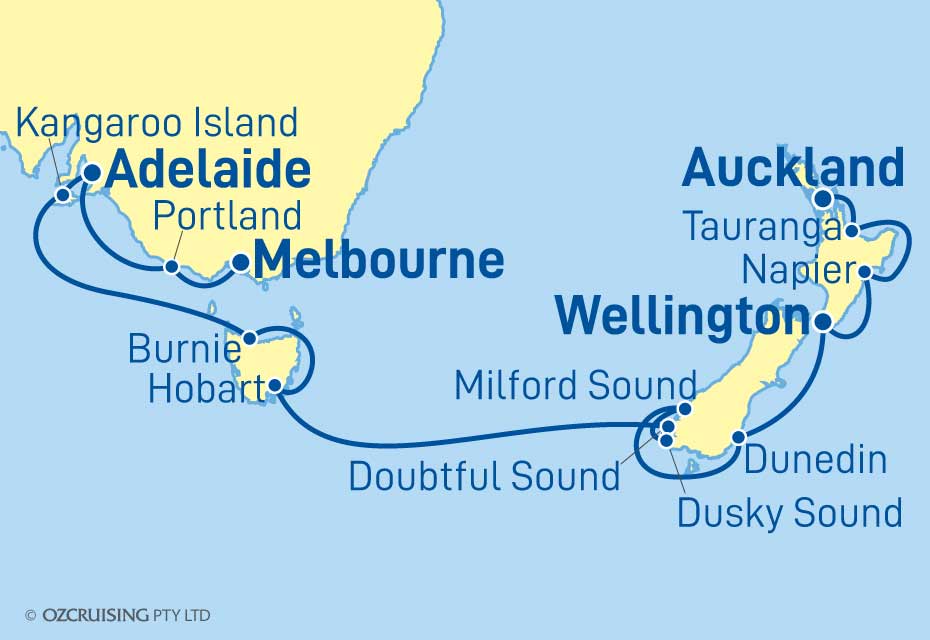 Norwegian Sun Melbourne to Auckland - Cruises.com.au