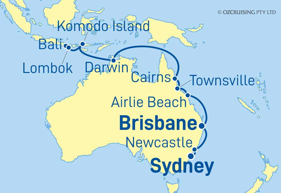 Viking Orion Sydney to Bali - Ozcruising.com.au