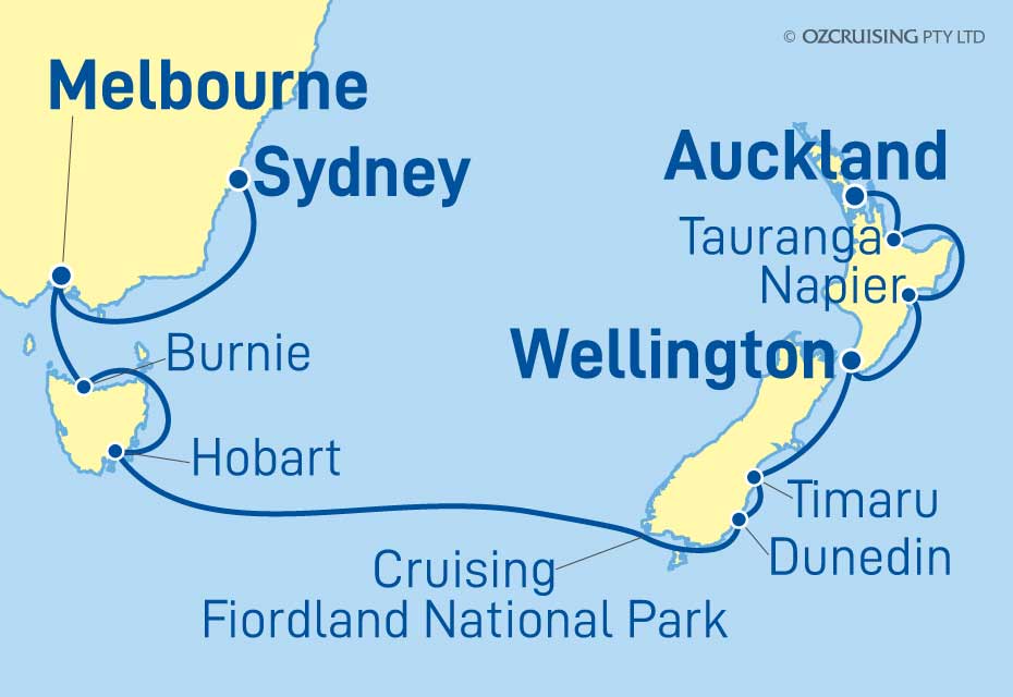 ms Noordam Auckland to Sydney - CruiseLovers.com.au