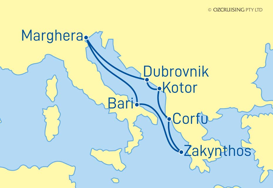 MSC Armonia Italy, Croatia & Greece - Ozcruising.com.au