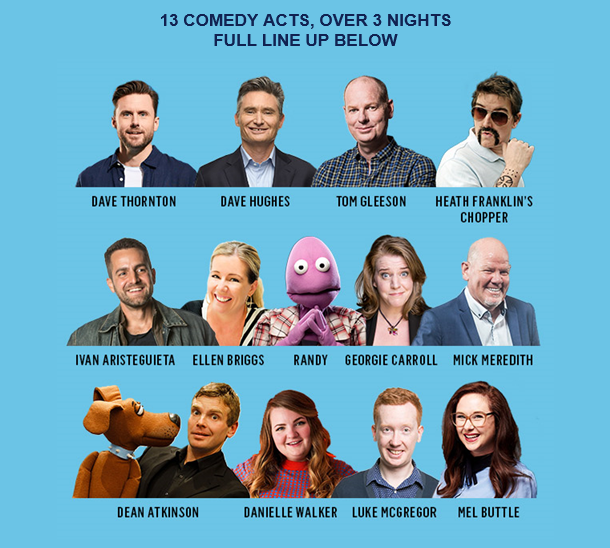 p&o comedy cruise line up