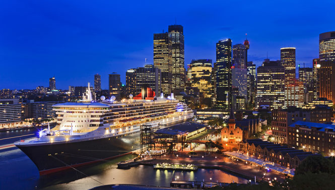 cruise ship locations australia