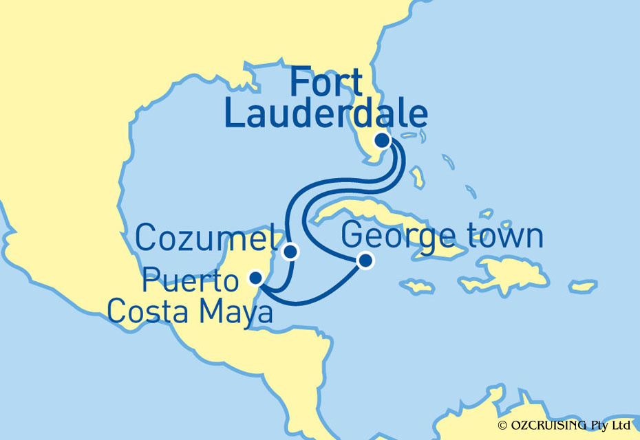 Adventure Of The Seas Mexico & Grand Cayman - Cruises.com.au