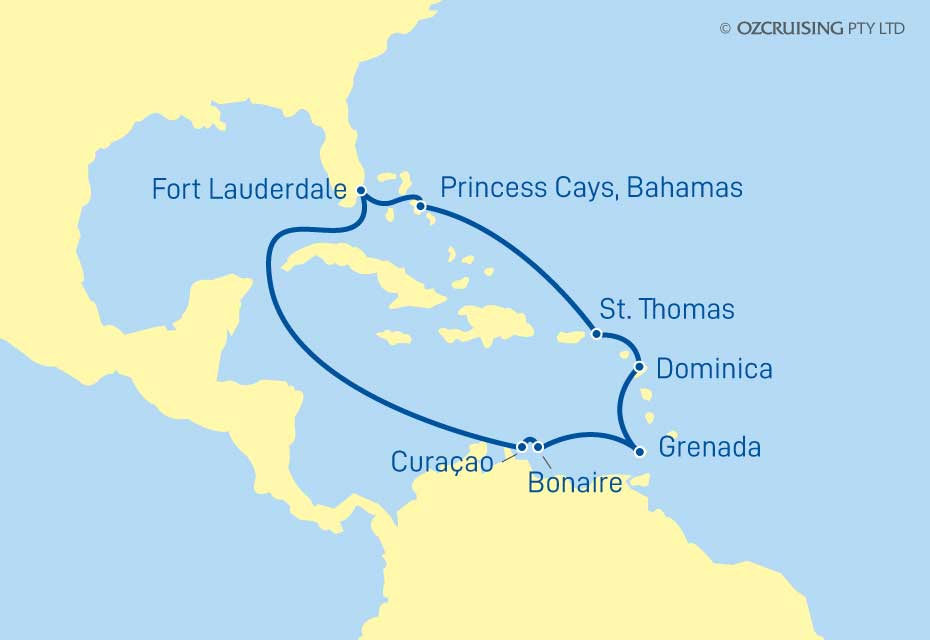 Royal Princess Bahamas and Caribbean - Cruises.com.au