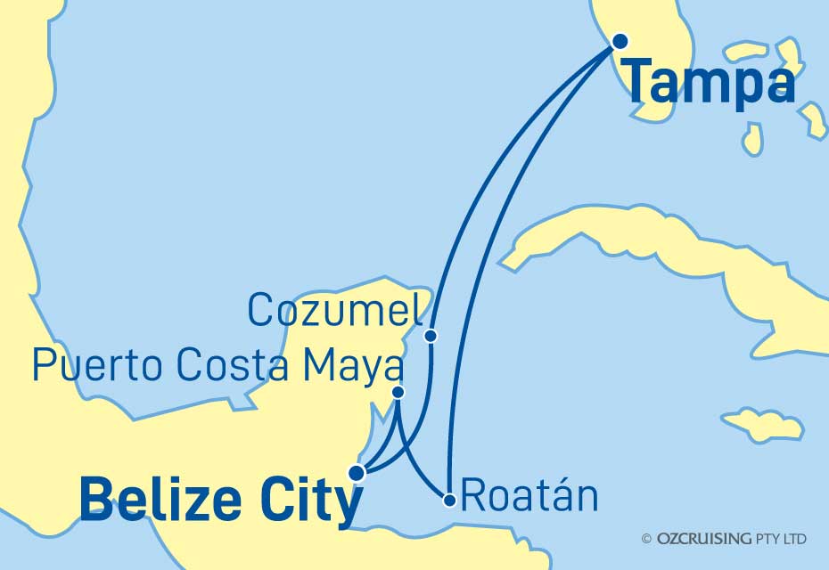 Rhapsody Of The Seas Mexico, Belize and Honduras - Cruises.com.au