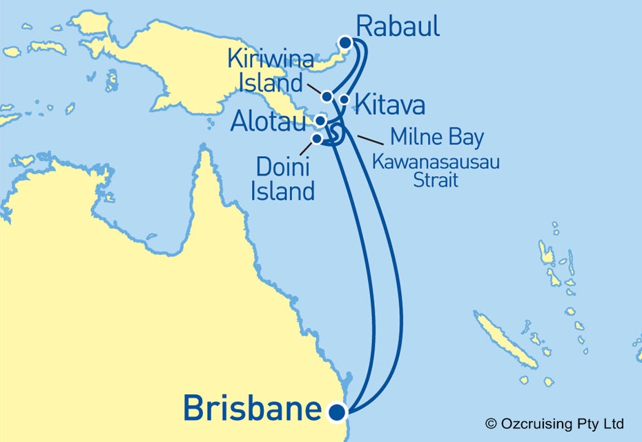 10 Night Papua New Guinea Cruise on the Sea Princess C624 Cruises