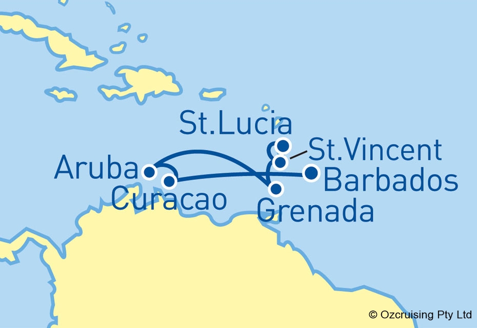 Britannia Barbados to St. Lucia - Ozcruising.com.au