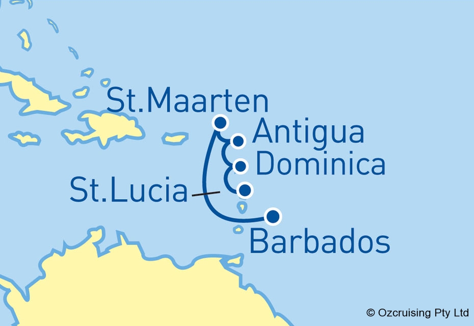 Britannia St. Lucia to Barbados - Ozcruising.com.au