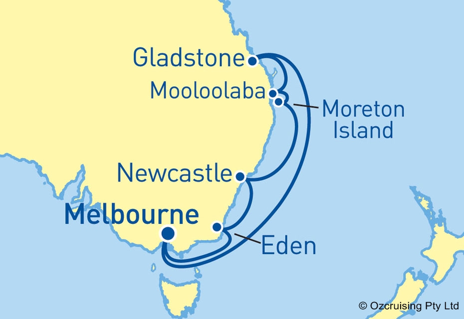 Pacific Jewel Queensland & NSW - Cruises.com.au