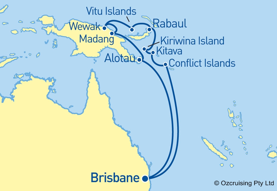Pacific Aria Papua New Guinea - Cruises.com.au