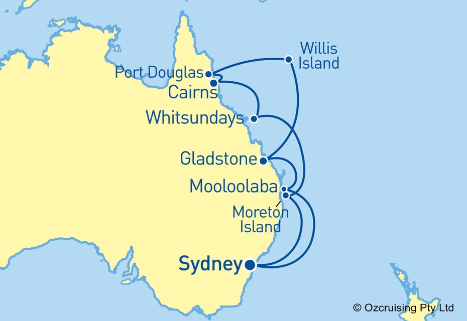 Pacific Jewel Queensland - Cruises.com.au