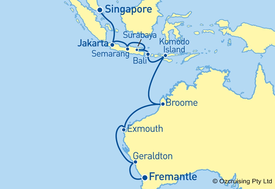 Azamara Quest Singapore-Fremantle - Cruises.com.au