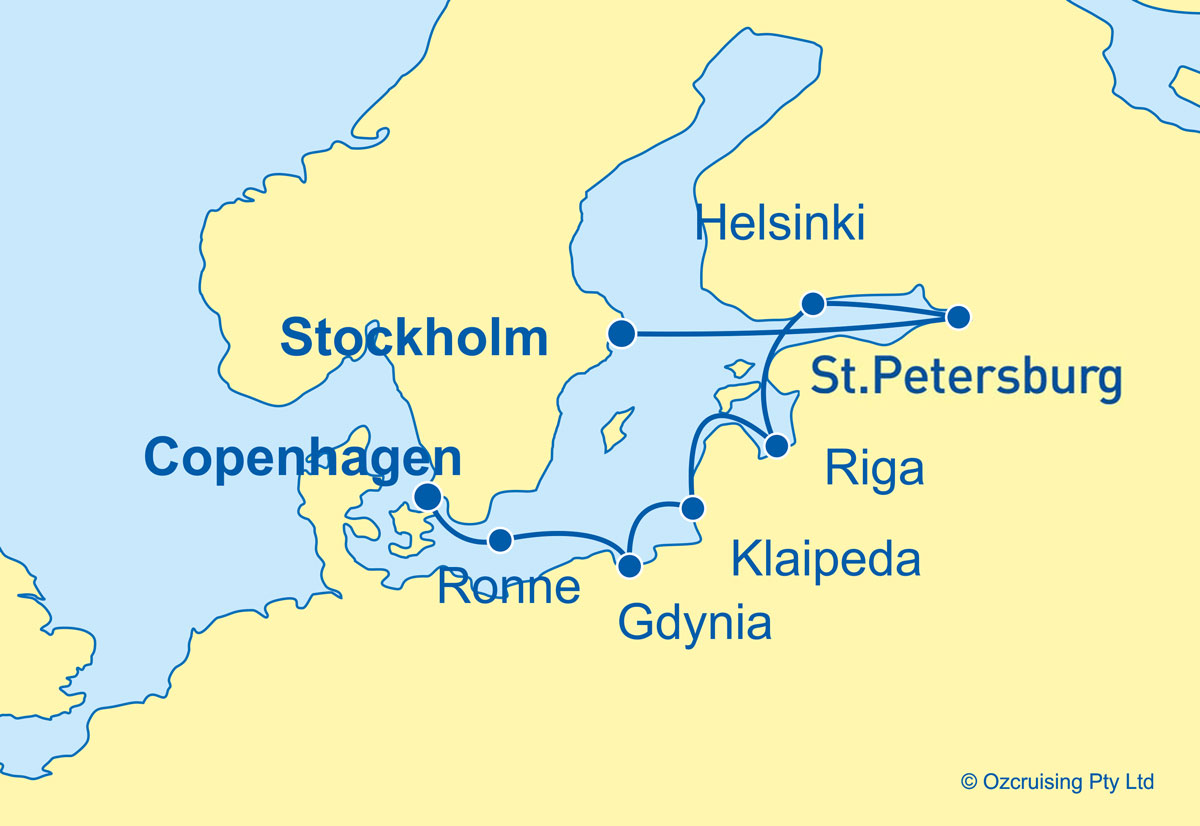 Azamara Journey Stockholm to Copenhagen - Cruises.com.au
