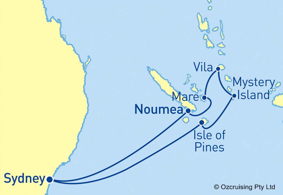 Pacific Explorer South Pacific - Ozcruising.com.au