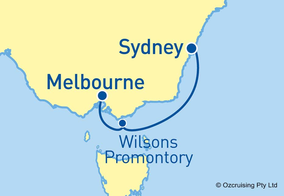 Pacific Eden Sydney to Melbourne - Cruises.com.au