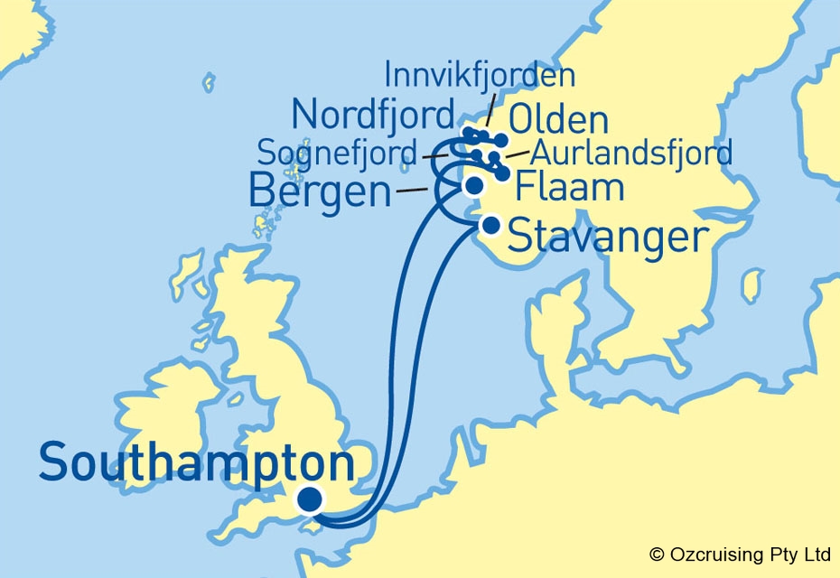 Queen Mary 2 Norway - Cruises.com.au