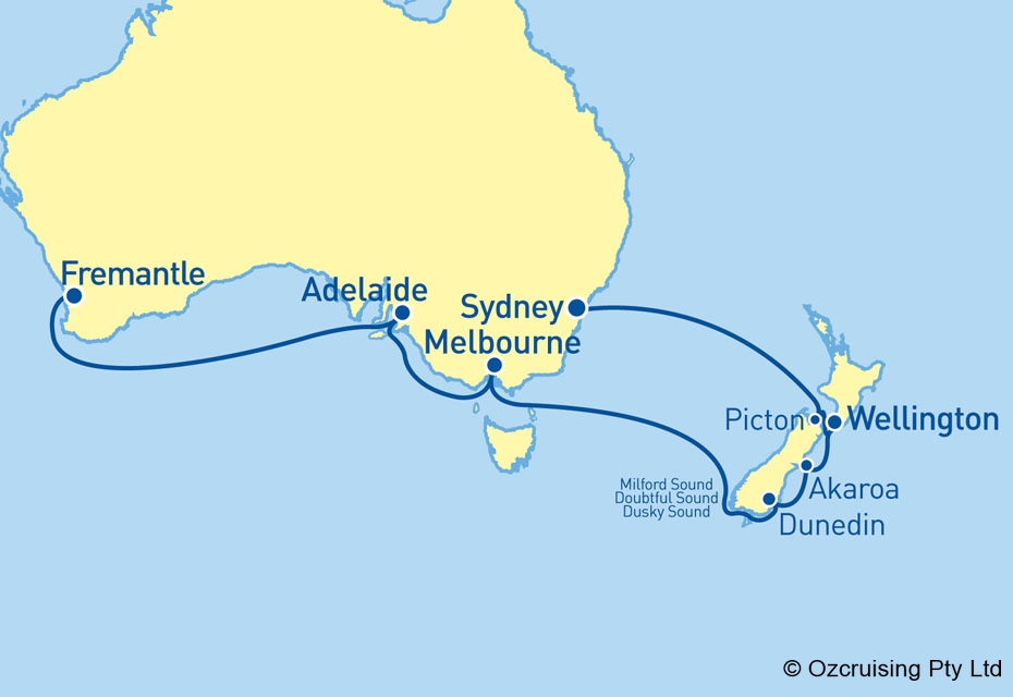 Celebrity Solstice Fremantle to Sydney - Ozcruising.com.au