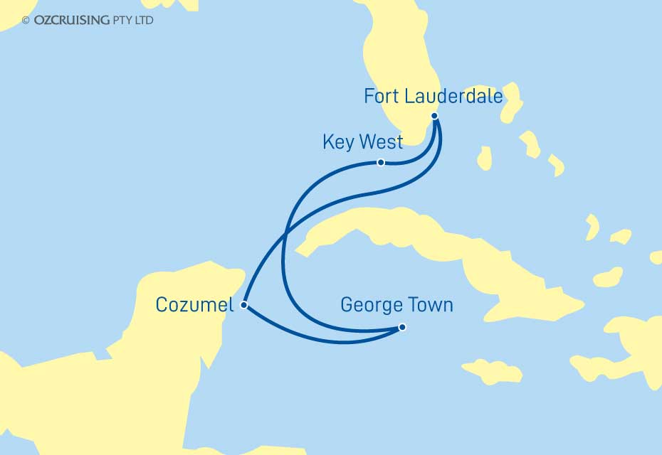 Celebrity Apex Key West, Cayman and Mexico - Ozcruising.com.au