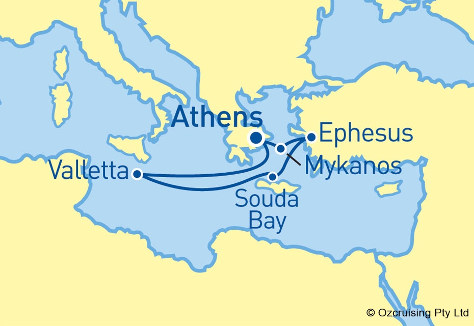 Oceana Greece and Turkey - Ozcruising.com.au