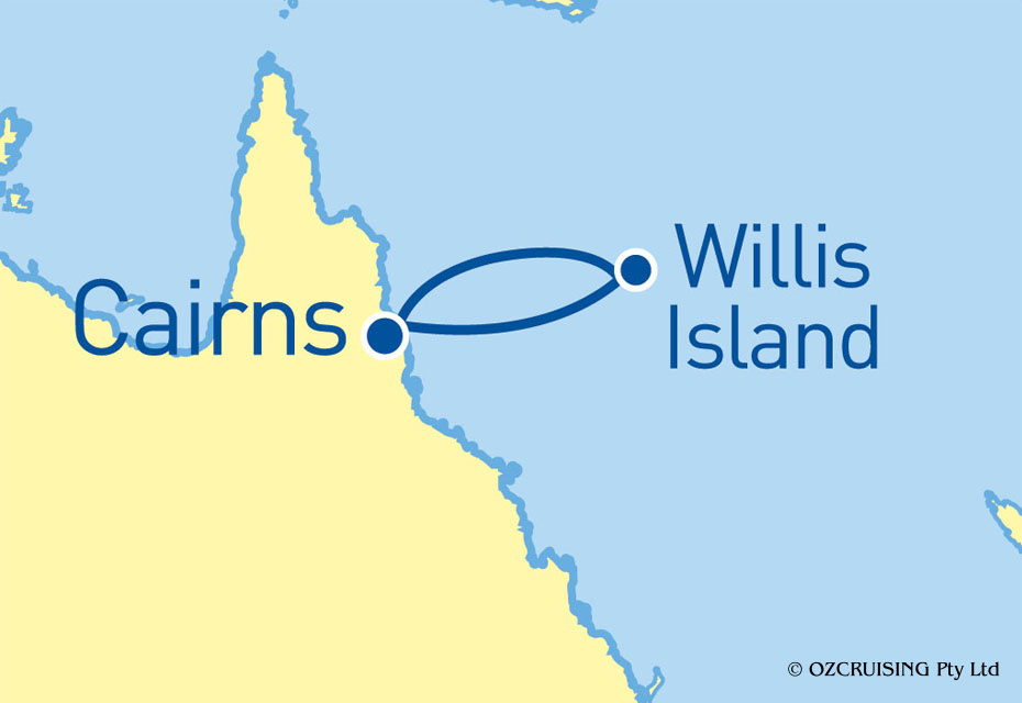 Pacific Eden Willis Island - Ozcruising.com.au