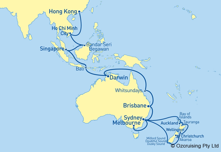 Queen Mary 2 Melbourne to Hong Kong - Cruises.com.au