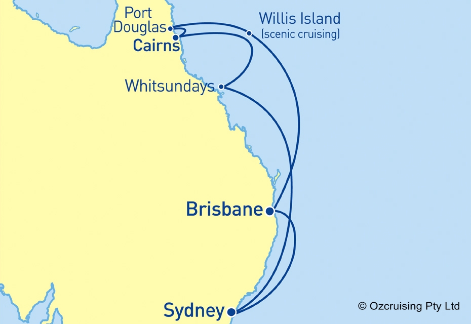 Pacific Explorer Queensland - Cruises.com.au