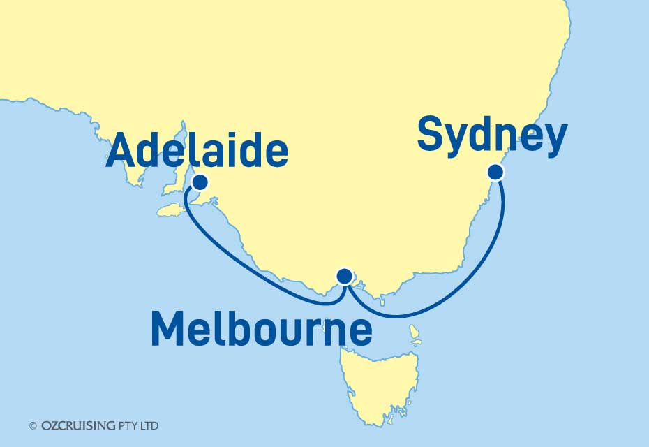 Majestic Princess Sydney to Adelaide - Ozcruising.com.au