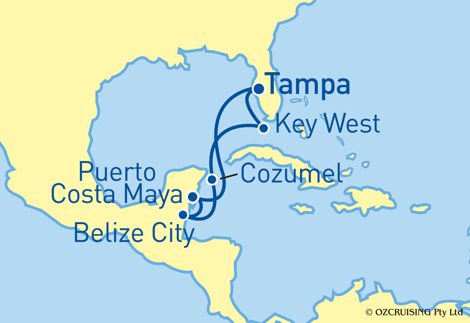 Rhapsody Of The Seas Mexico, Key West & Belize - Ozcruising.com.au