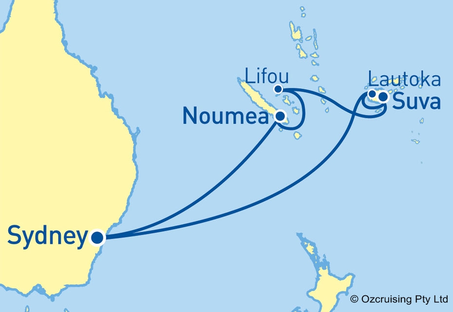 Explorer Of The Seas South Pacific & Fiji - Ozcruising.com.au
