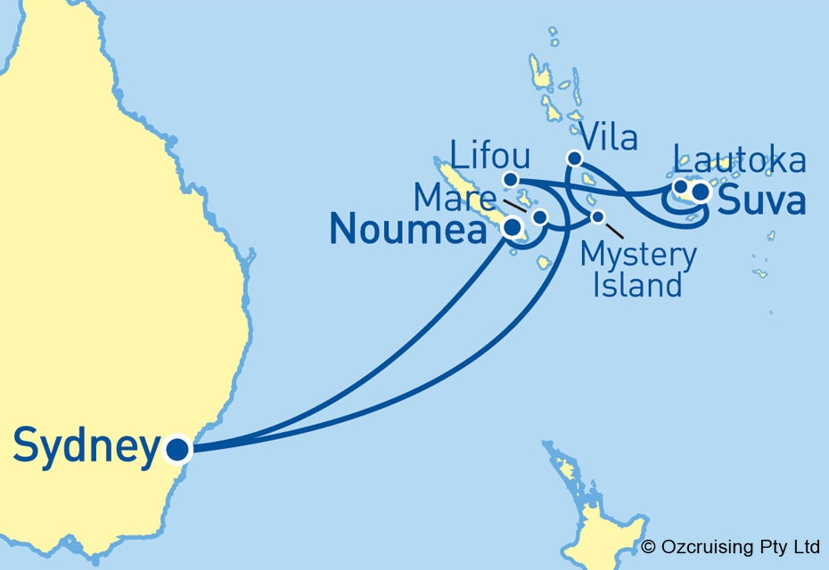 Voyager Of The Seas South Pacific & Fiji - Cruises.com.au